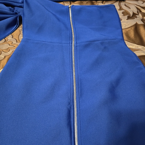 Blue bodycon dress - Picture 6 of 7
